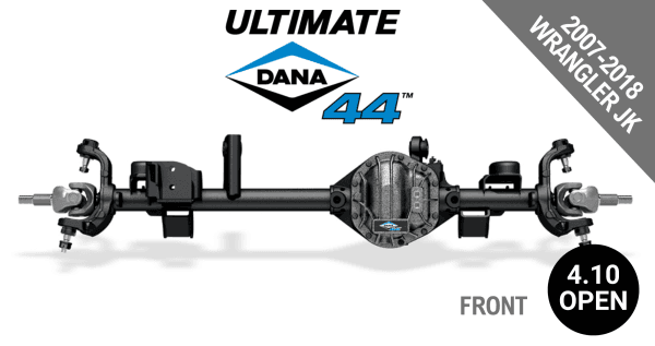 Ultimate Dana 44™ Crate Axle, Fits 2007-2018 Jeep Wrangler JK  -  Front Axle - 4.10  Gear Ratio, Open/Std Differential - 10032862