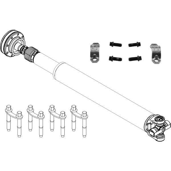 Spicer 10335066 Driveshaft Assembly Kit, Fits 2021+ Ford Bronco, AWD, 2 Door (Short Wheel Base) with Ultimate Dana 60 Rear Axle