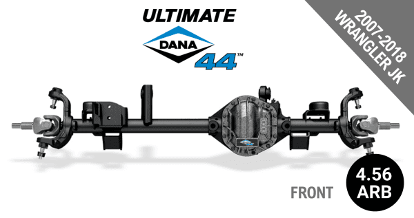 Ultimate Dana 44™ Crate Axle, Fits 2007-2018 Jeep Wrangler JK  -  Front Axle - 4.56  Gear Ratio, ARB Air Locking Differential - 10048822 - NON-RETURNABLE