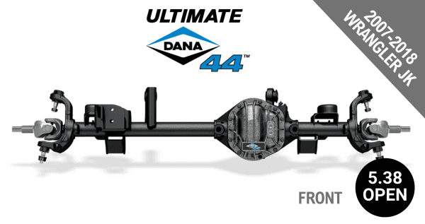 Ultimate Dana 44™ Crate Axle, Fits 2007-2018 Jeep Wrangler JK - Front Axle - 5.38 Gear Ratio, Open/Std Differential - 10032866 - NON-RETURNABLE