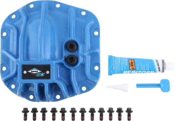 Spicer 10053465 Dana 30™ Diff Cover, Blue Nodular Iron - Fits 2018+ Jeep Wrangler JL - Dana 30 Axle - Front Axle